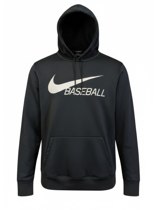 Nike Other - Nike Baseball Hoodie Sweatshirt Large - black w white logo